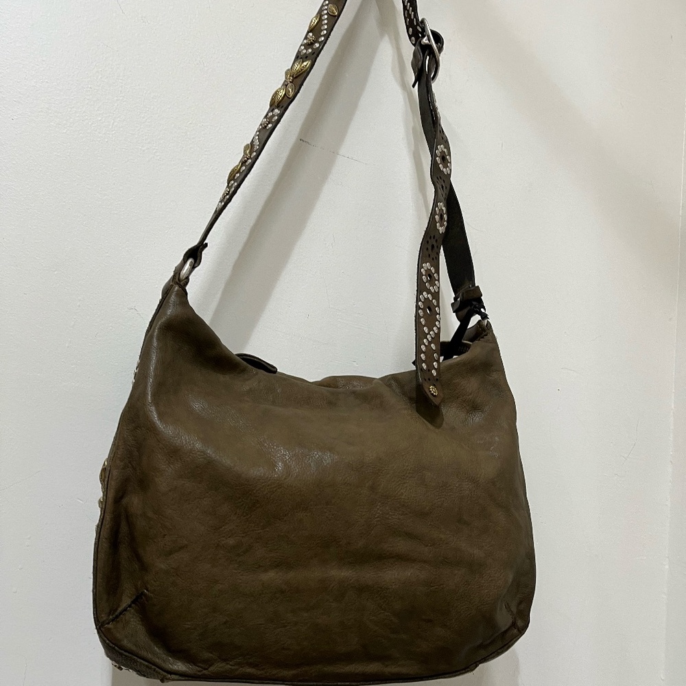 Campomaggi Shoulder Bag in Verde Militaire - Picture 3 of 6